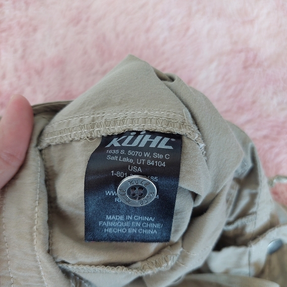 KUHL Kontra Cargo Hiking Capri Convertible Short Size 10 - Picture 6 of 10